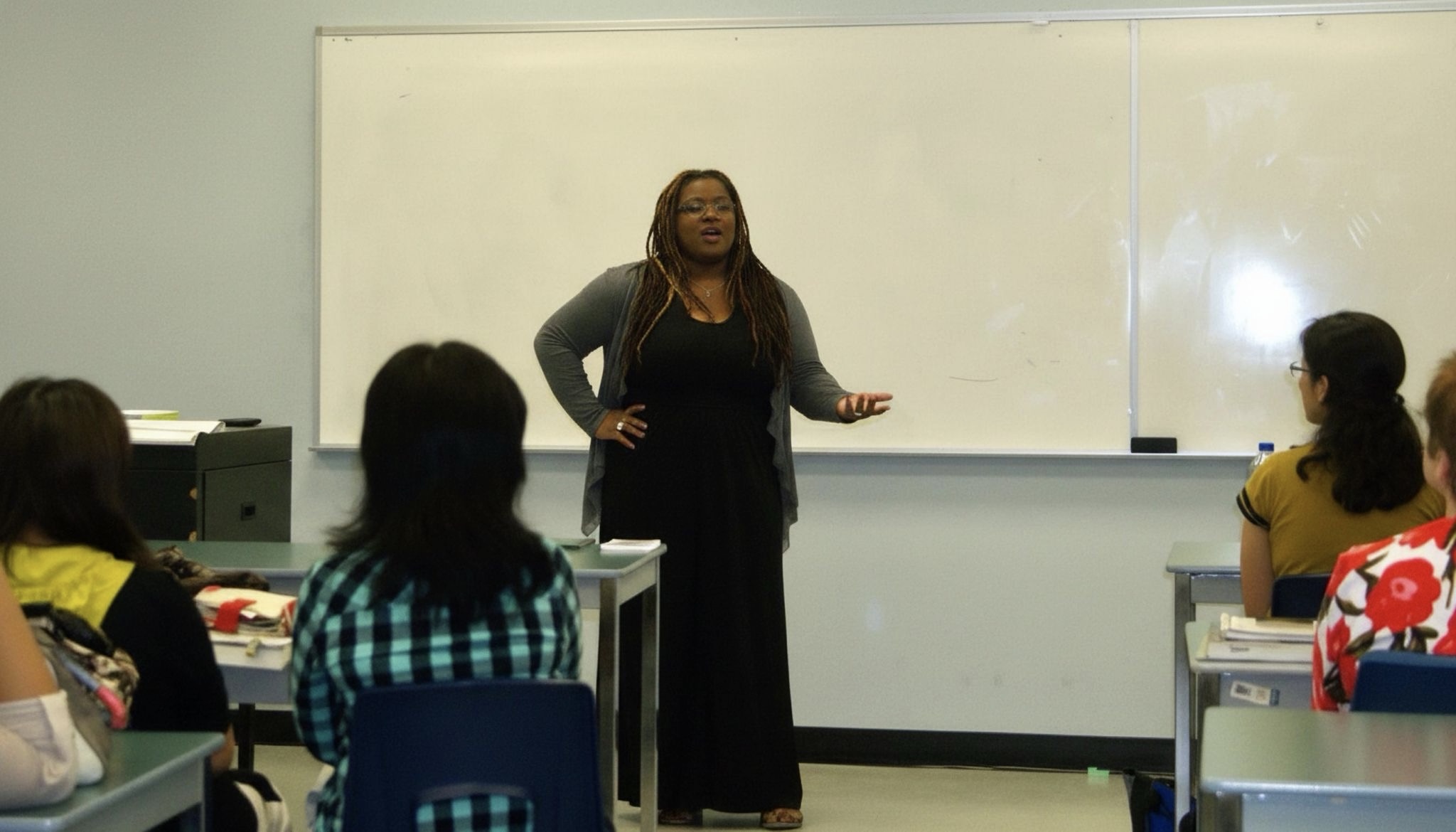 Carolyn Thompson leading a workshop